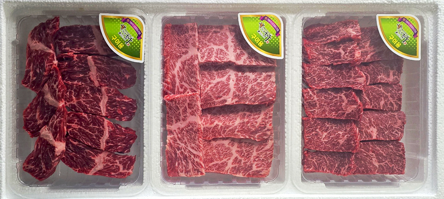 명품3구(부위선택가능) 토시살,살치살,치마살(각500g)